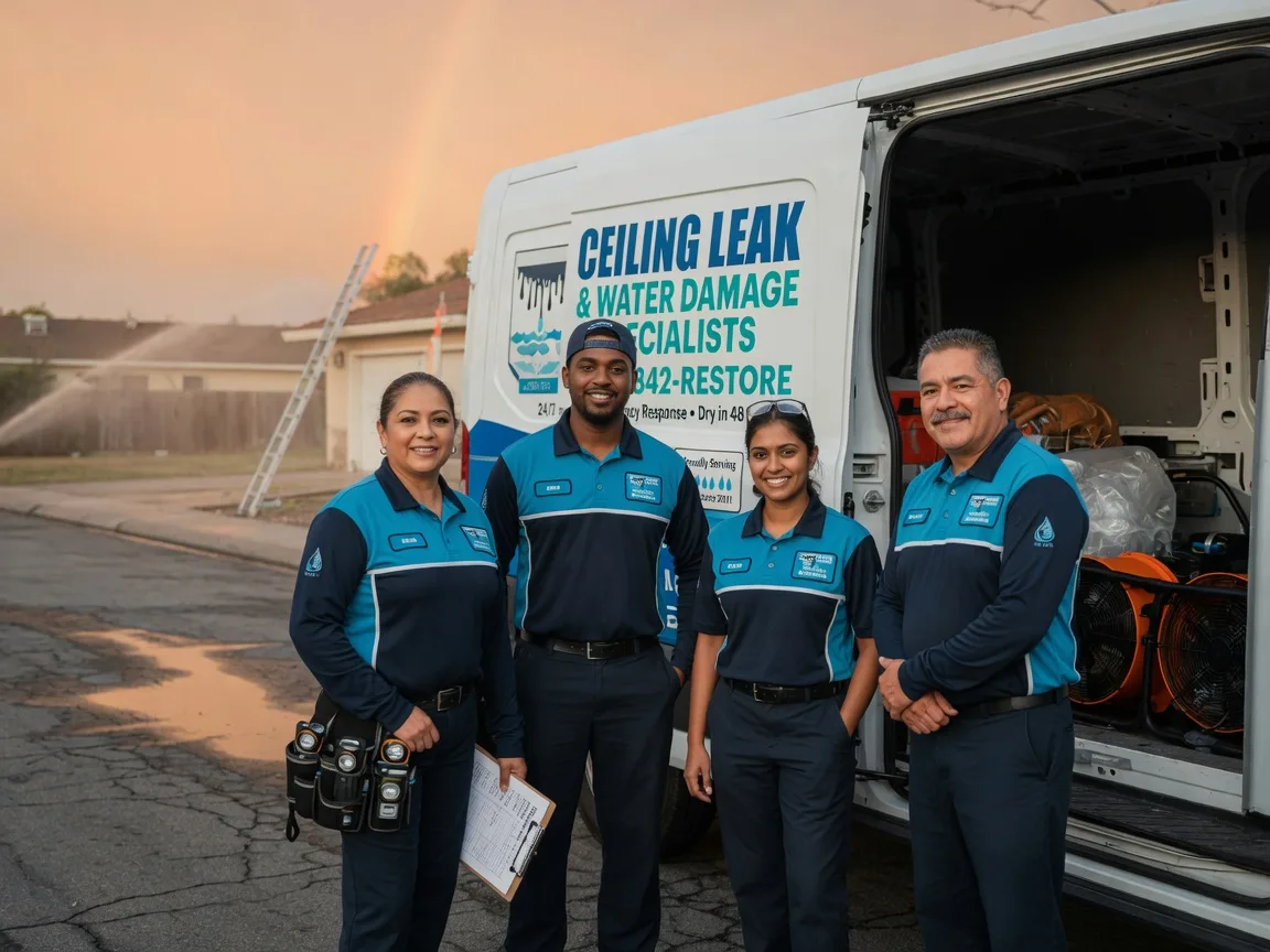 Ceiling Leak Cleanup company in Tarlton, OH